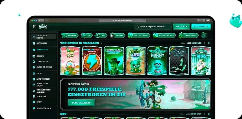 Lizaro Casino kompletter Leitfaden – Spielkatalog beim Lizaro Casino: 13.000 Titel - was dahintersteckt