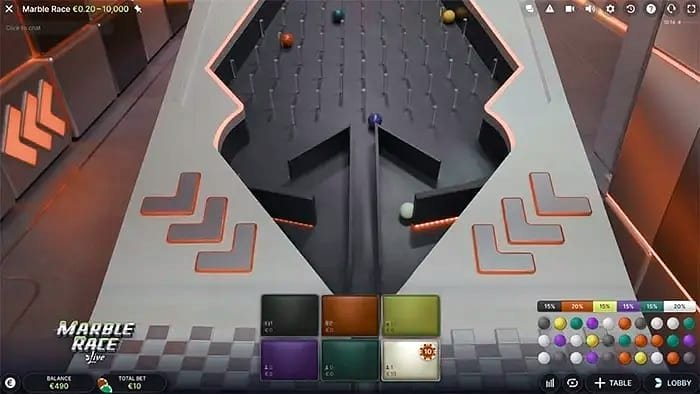 Marble Race Tipp 2: Die 12 Sekunden reichen locker