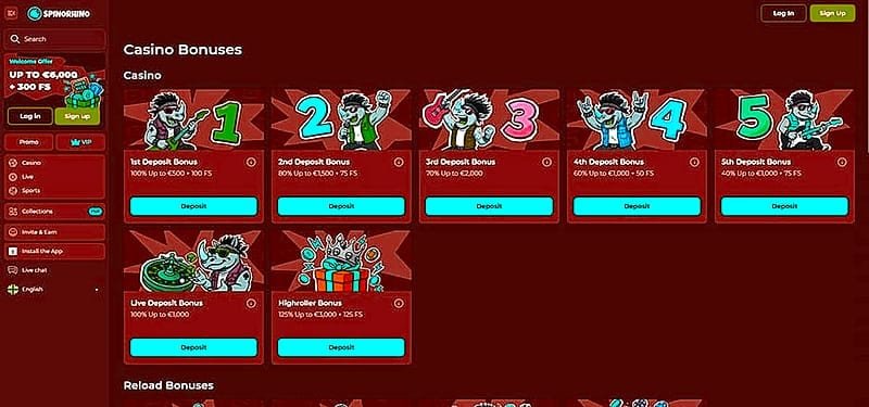 Spinorhino Nutzererfahrung – Einzahlungen und Auszahlungen im direkten Check